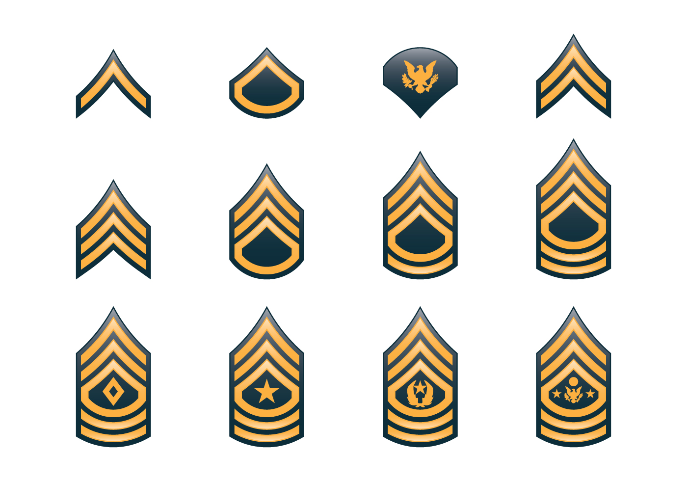 Military Rank And Insignia Uscg Lsa Military Ranks Military