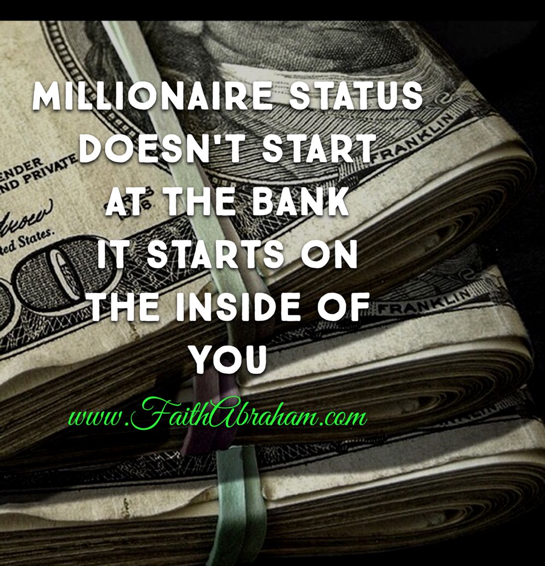 Millionaire Status Wealth Starts Within