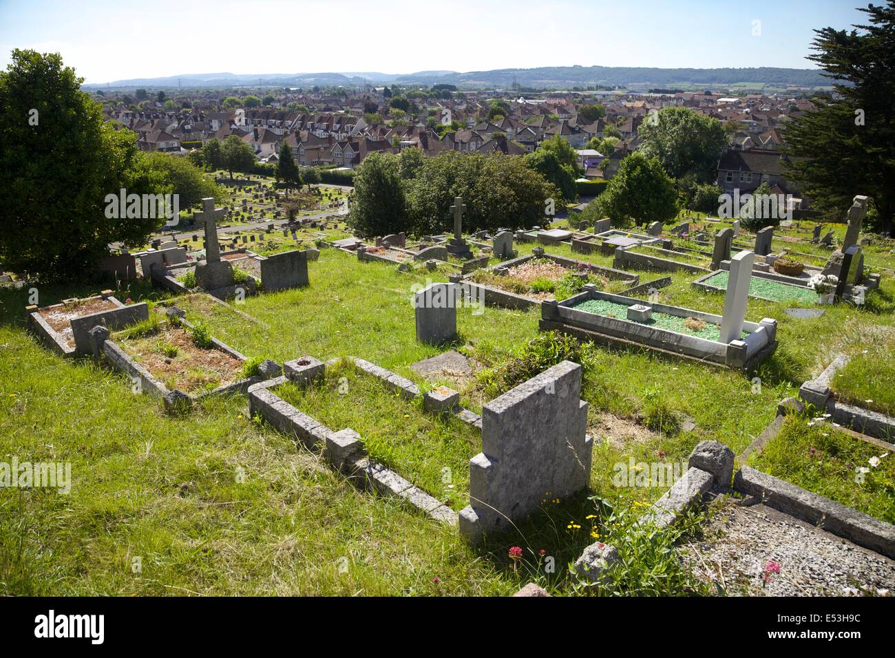 Milton Road Cemetery In Weston Super Mare Uk Stock Photo Alamy