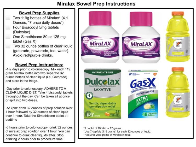 Miralax Colonoscopy Prep Youtube