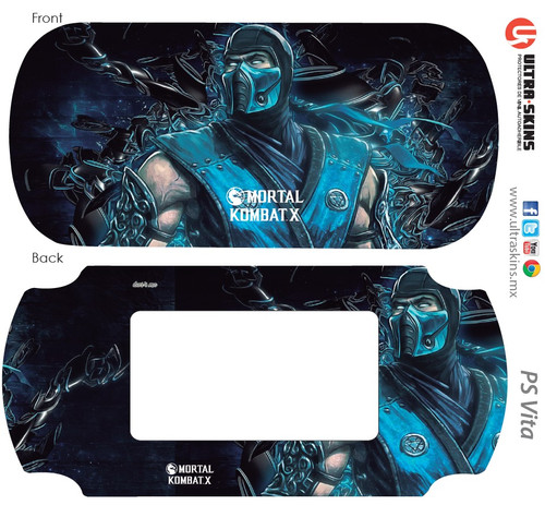 Mortal Kombat Scorpion Psvita Cat Logo Ultraskins