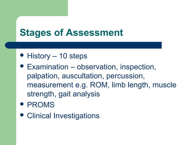 Msk Assessment Level 6