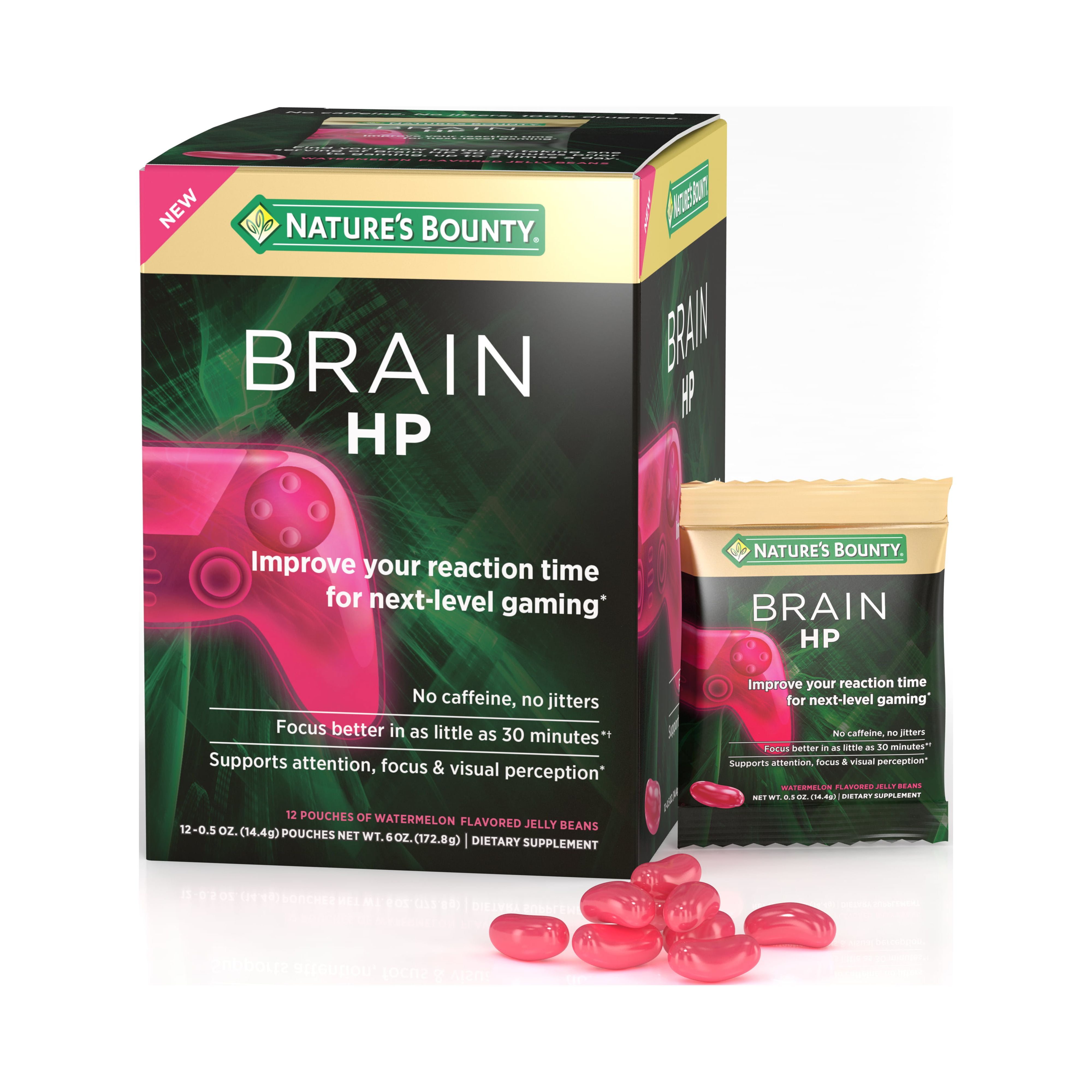 Nature S Bounty Brain Hp Jelly Beans Nootropic Brain Support