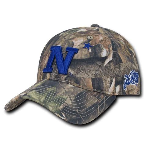 Ncaa Usna United States Naval Academy Relaxed Hybricam Camouflage Caps