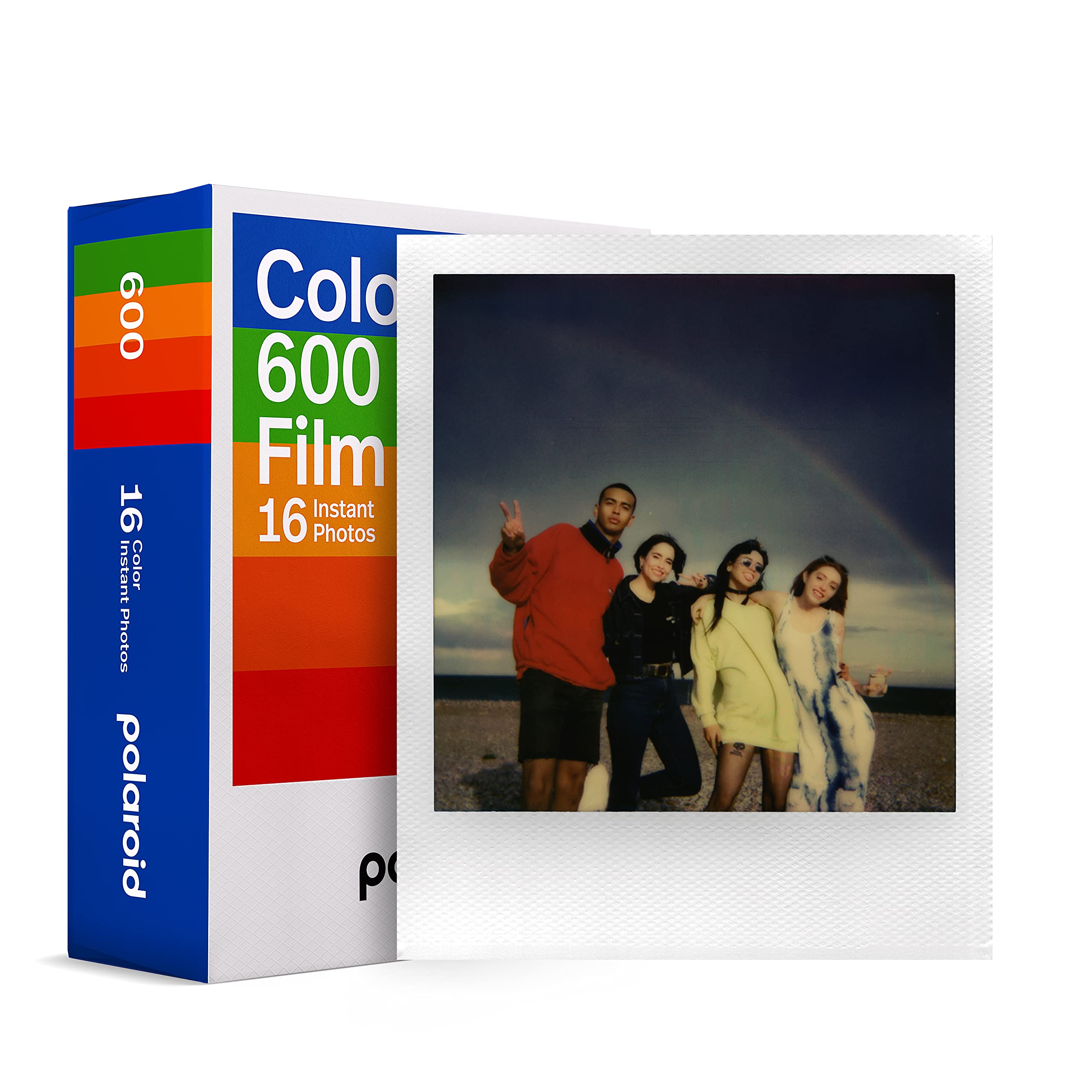 New Polaroid Color Film For 600 16 Instant Photos Pack 3B2 One Open