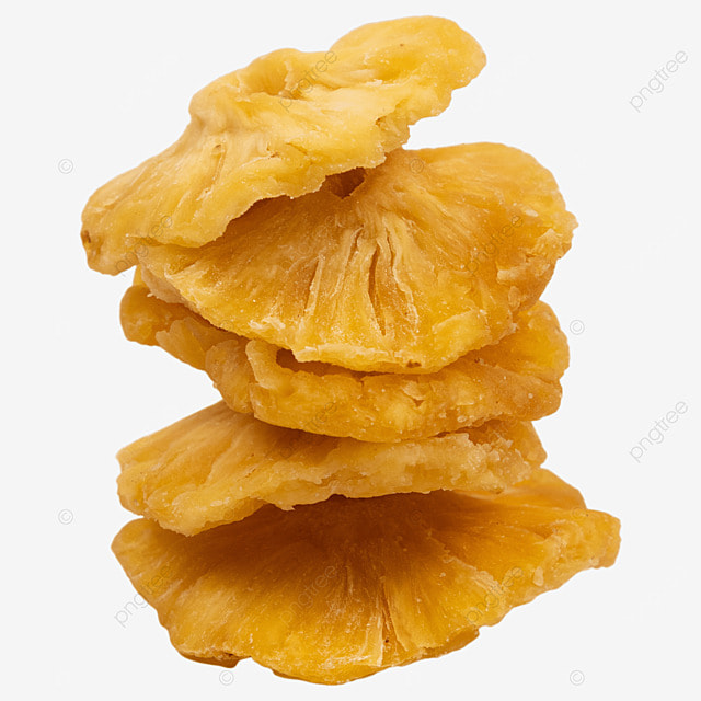 Organic Photography Of Pineapple Dried Fruit Green Food Slices Dried