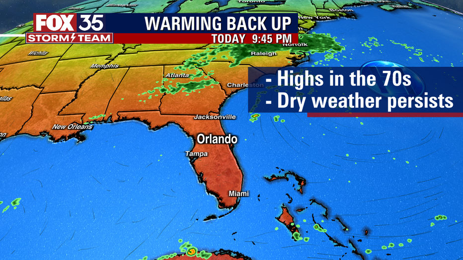 Orlando Weather Forecast Temperatures Are Warming Up Across Central