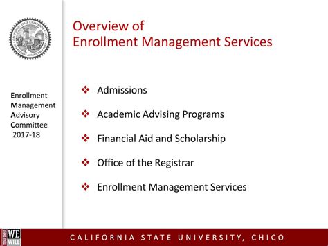 Overview Of Enrollment Management Services Ppt Download