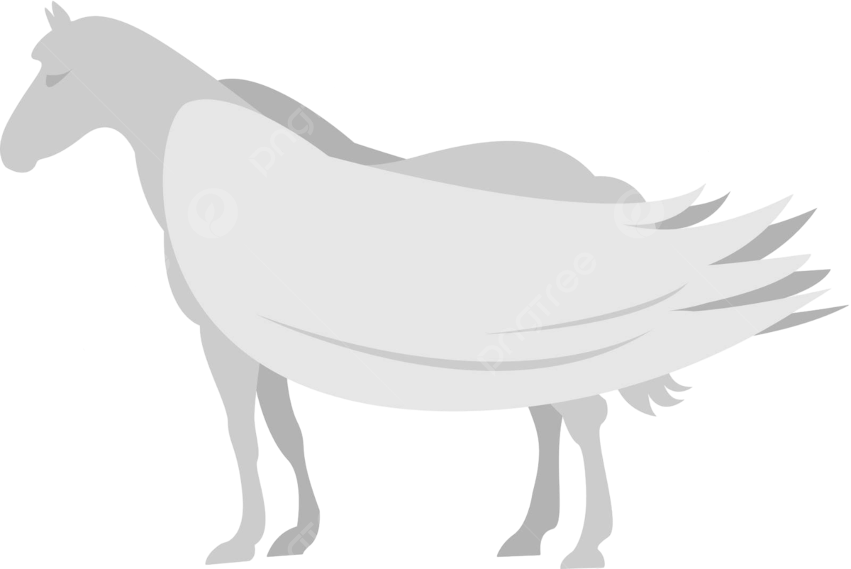 Pegasusillustrationvector On White Background Animal Strength Myth