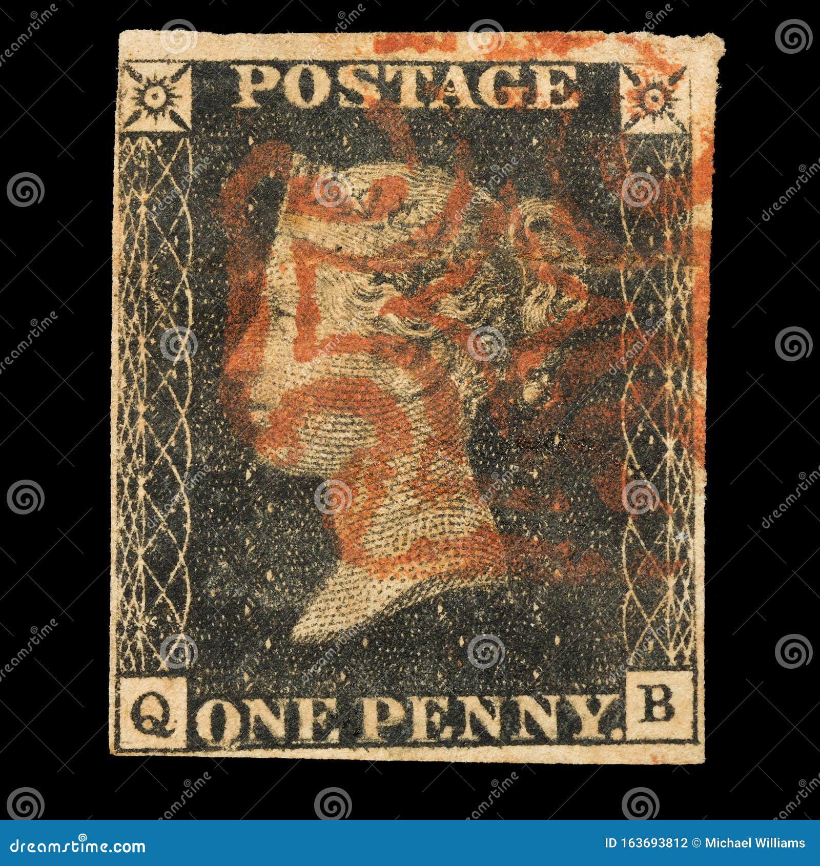 Penny Black The World S First Postage Stamp