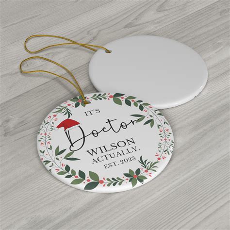 Phd Graduation Gift Ornament Phd Ornament Doctoral Student Etsy In