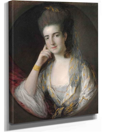 Portrait Of Mary Wise By Thomas Gainsborough Print From Truly Art