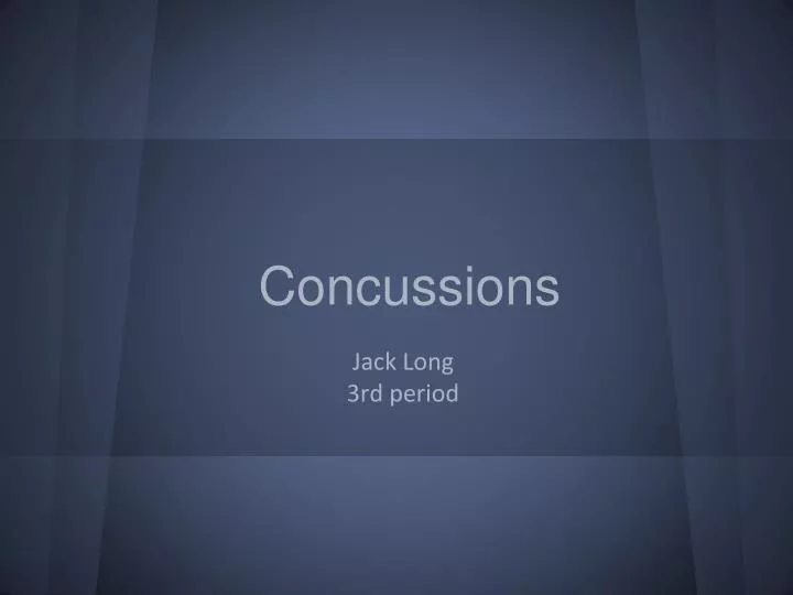 Ppt Concussions Powerpoint Presentation Free Download Id 5785163