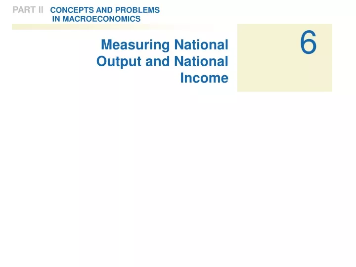 Ppt Measuring National Output And National Income Powerpoint