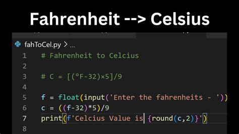 Python Program To Convert Celsius To Fahrenheit Scaler Topics