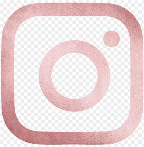 Rose Gold Instagram Logo