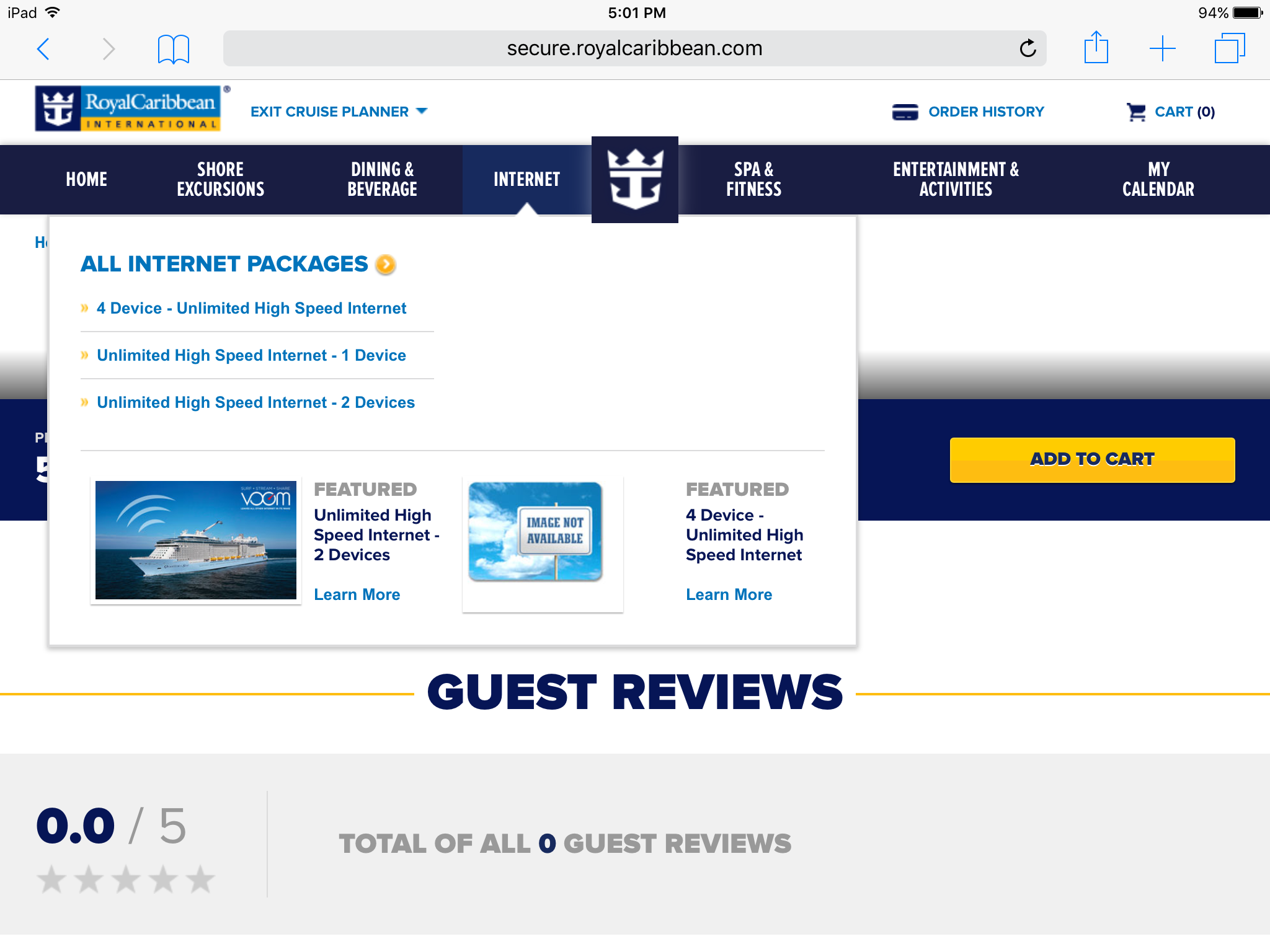 Royal Caribbean Wifi Packages Voom Cost Faqs 2025