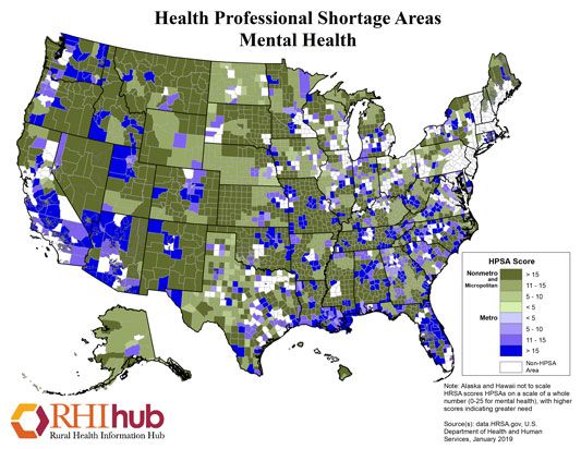 Rural Mental Health Introduction Rural Health Information Hub