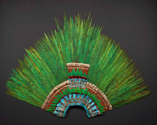 See Moctezuma S Feather Headdress From Mexico In The Weltmuseum Vienna