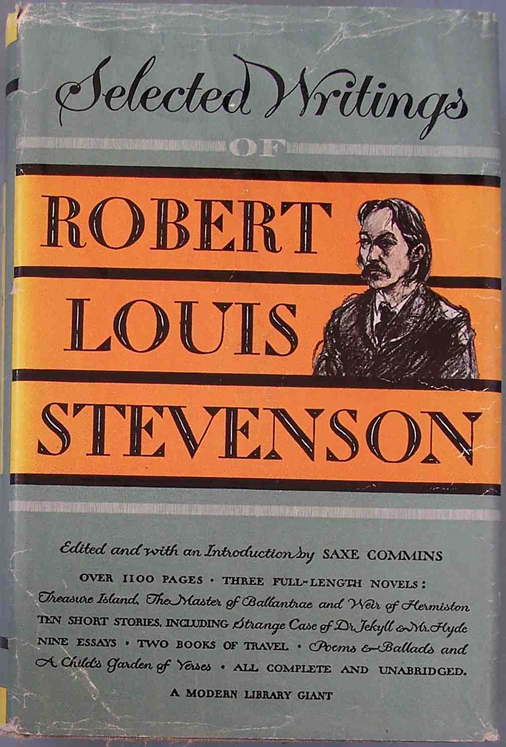 Selected Writings Of Robert Louis Stevenson By Stevenson Robert Louis