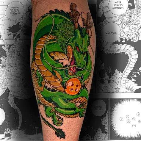 Shenron Tattoo Ideas Featuring Iconic Dragon Imagery