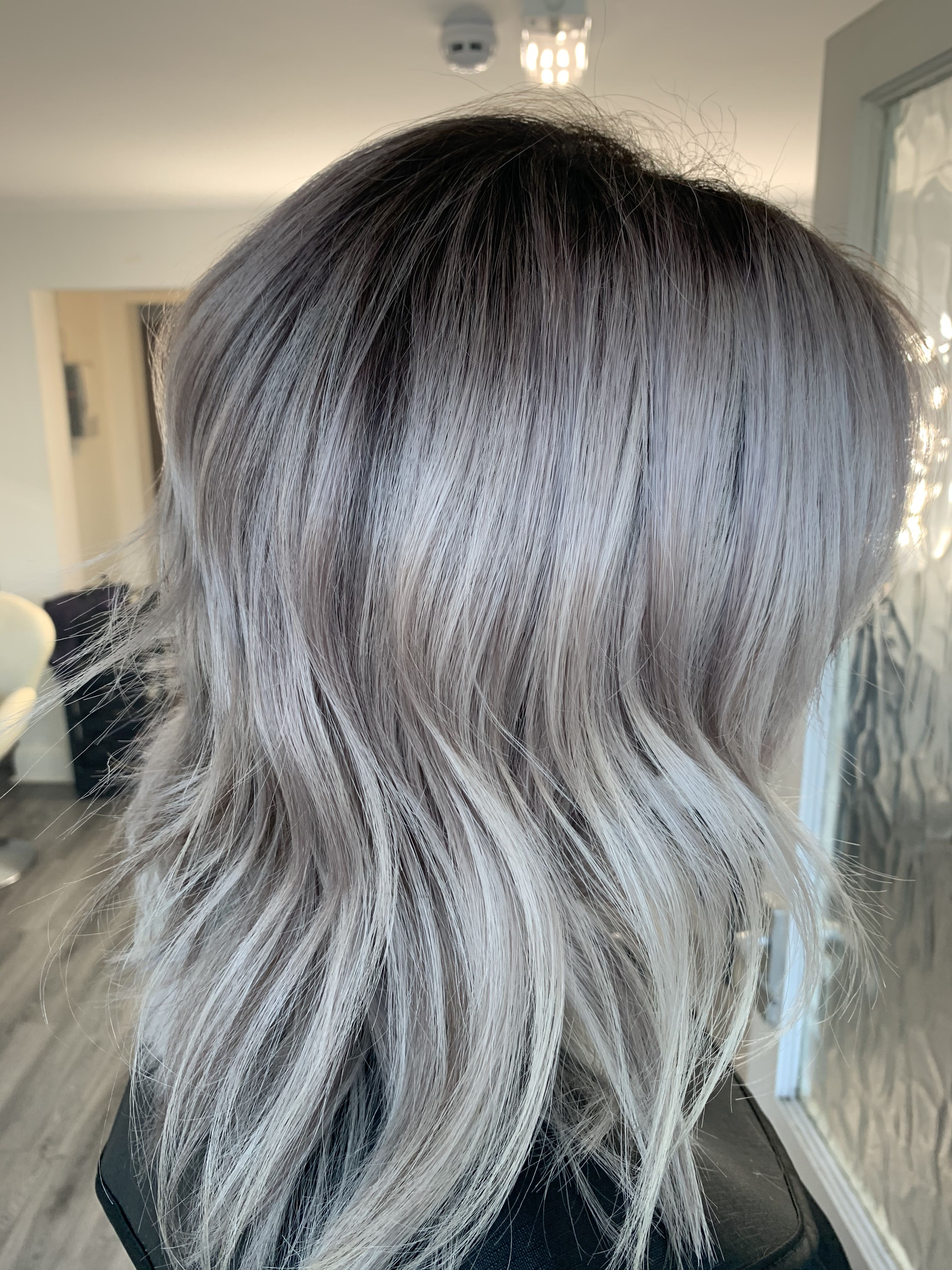 Smokey Blues Grey Hair Dye Grey Ombre Hair Hair Styles