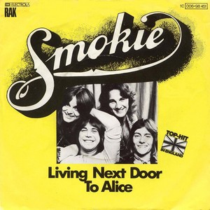 Smokie Living Next Door To Alice Single Tshirtslayer Tshirt And