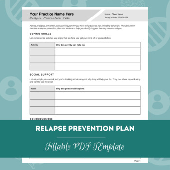 Solution Relapse Prevention Plan 1 Studypool