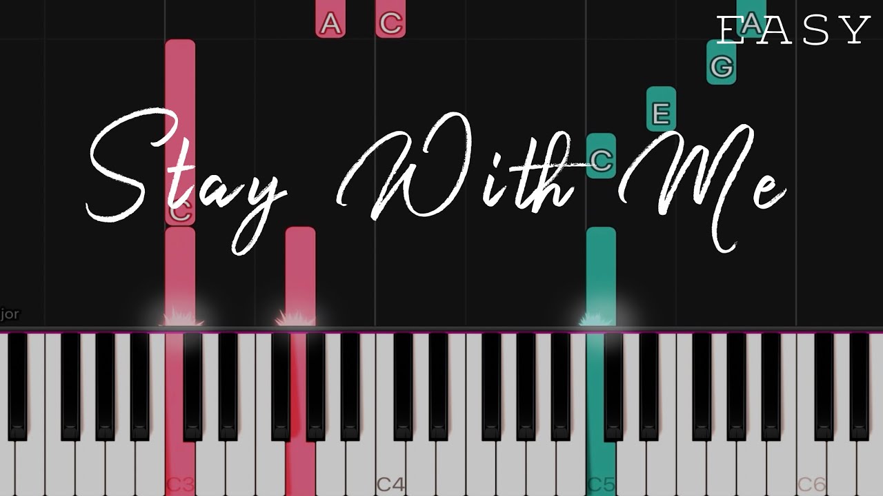 Stay With Me Sam Smith Piano Version Cover Youtube