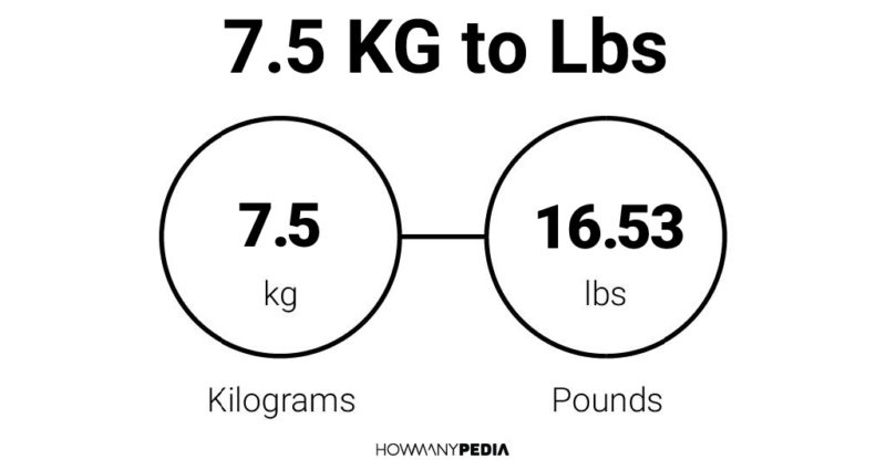 Step By Step Guide To 7 5 Kg To Lbs Azure Horizon