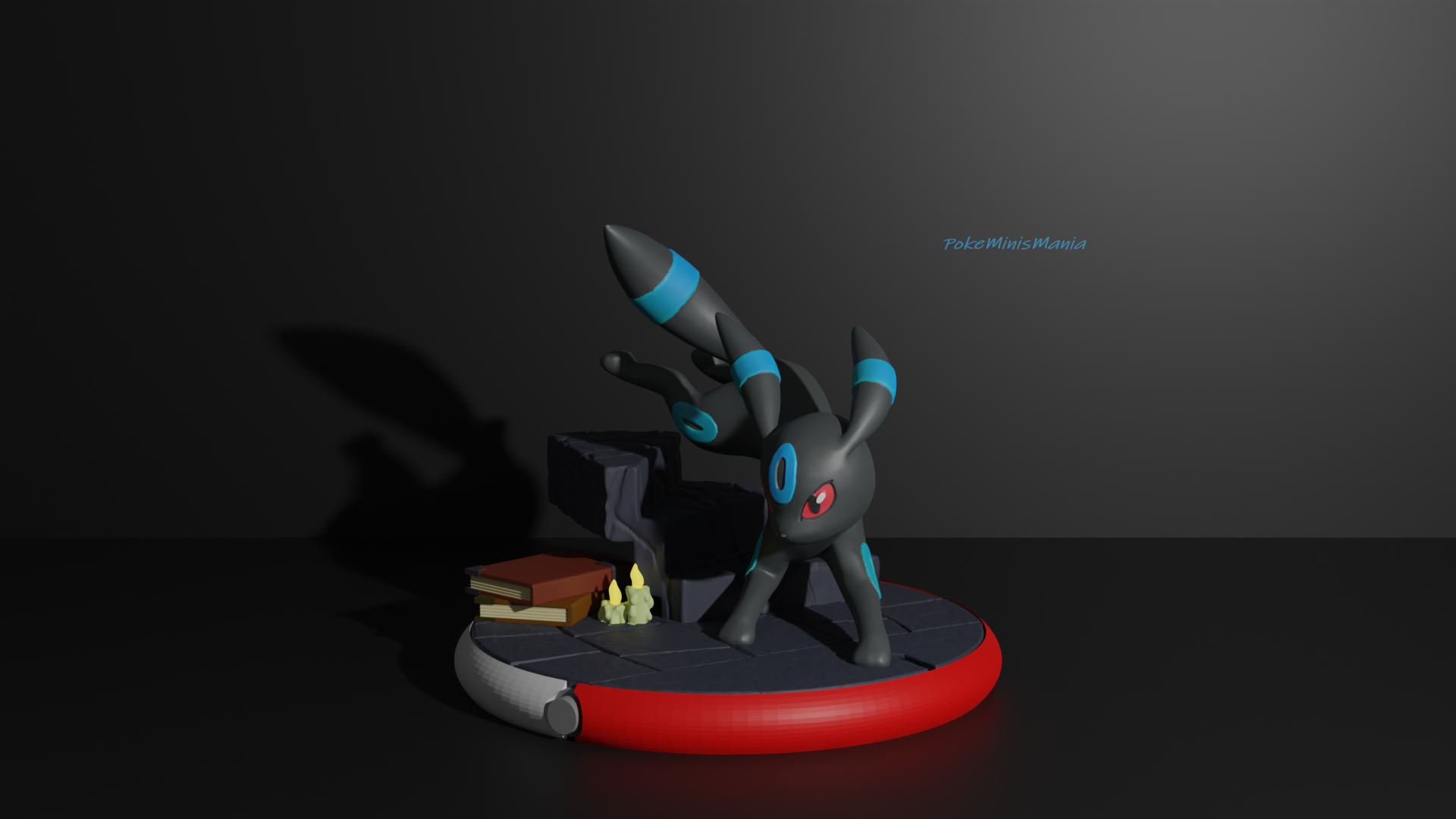 Stl File Pokemon Umbreon Design To Download And 3D Print Cults