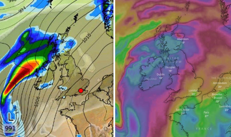 Storm Helene Map Live Met Office Issues Weather Warnings For Millions