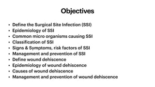 Surgical Site Infection Wound Dehiscence Pdf