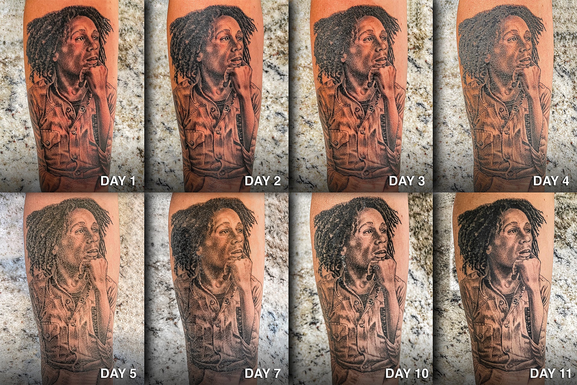 Tattoo Healing Process Day By Day Pictures Watch Your Ink Come To Life