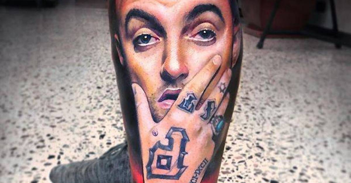 Tatuajes Mac Miller Mac Miller Tattoos Luck Tattoo Tattoo You Art