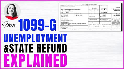 Tax Form 1099 G Unemployment Income Or State Refund Explained Box By