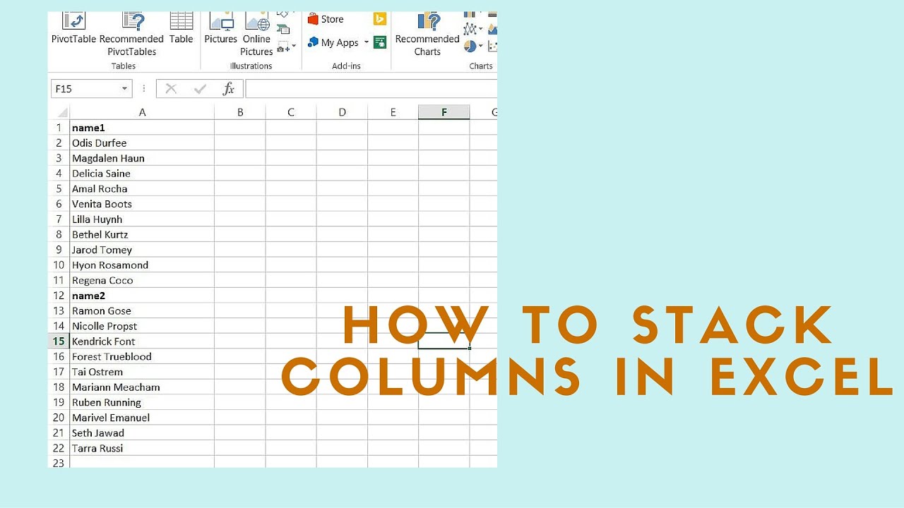 Text To Column Column To Text Excel Tutorials Youtube