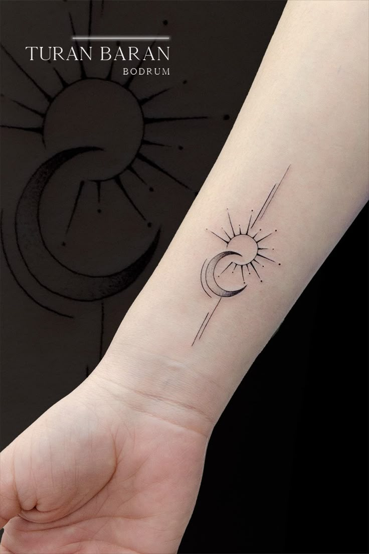 The Ultimate Guide To Enchanting Sun And The Moon Tattoo Designs