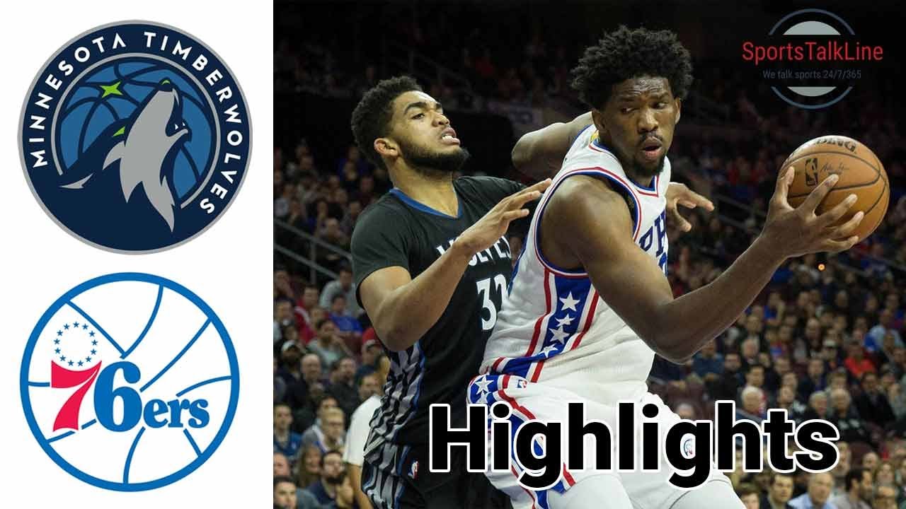 Timberwolves Vs 76Ers Highlights Halftime Nba April 3 Youtube