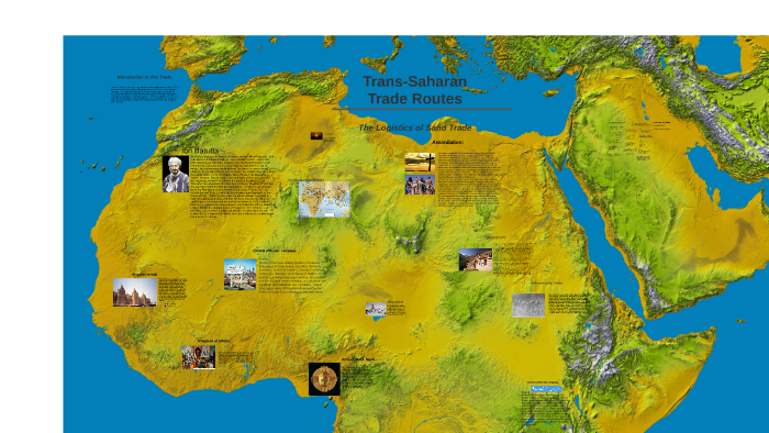 Trans Saharan Trade Map