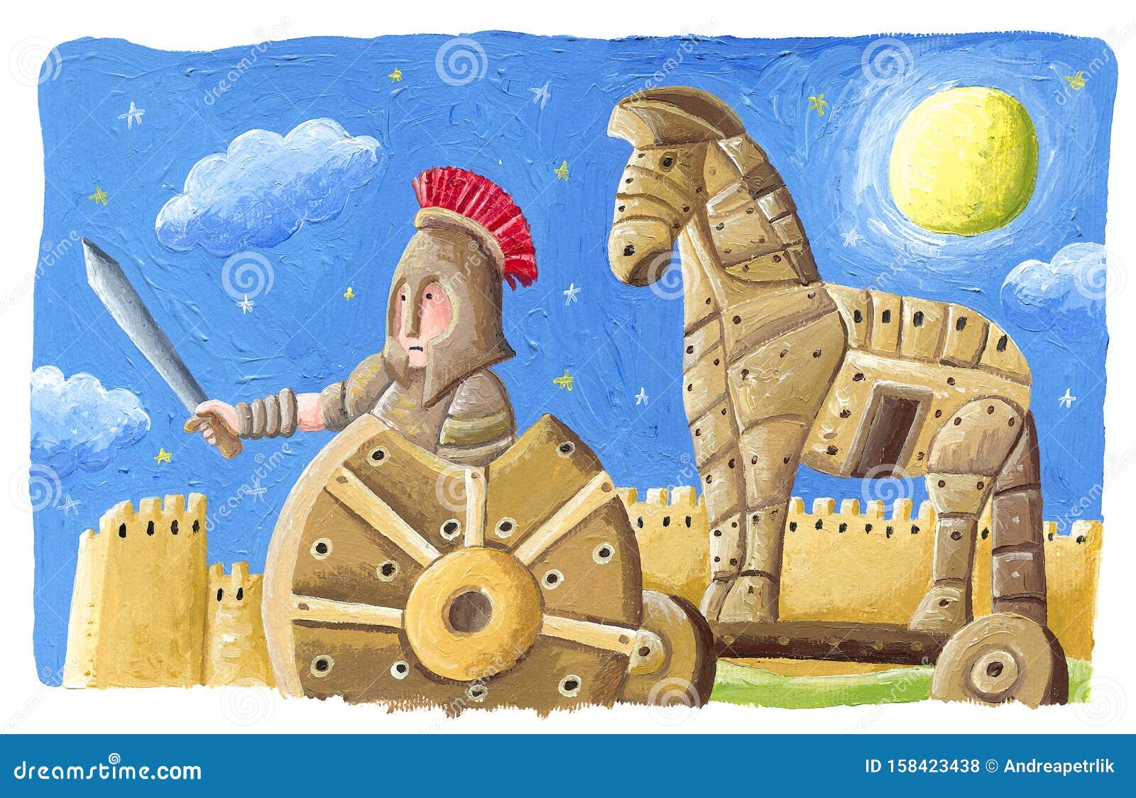 Trojan War Art Trojan Horse