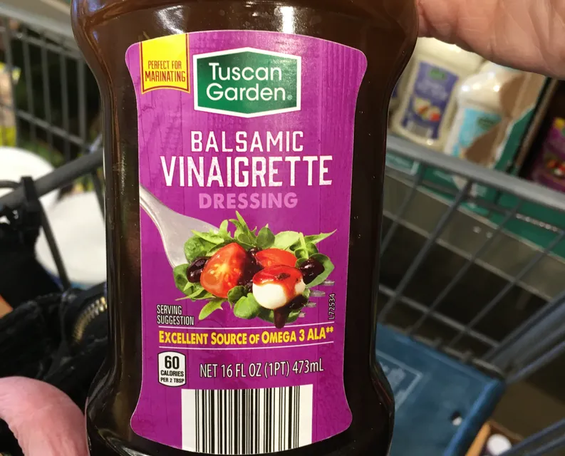 Tuscan Garden Balsamic Vinaigrette Dressing Calories Nutrition