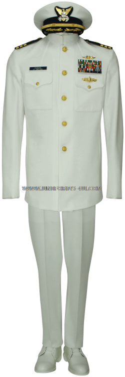 U S Coast Guard Male Service Dress White Uniform