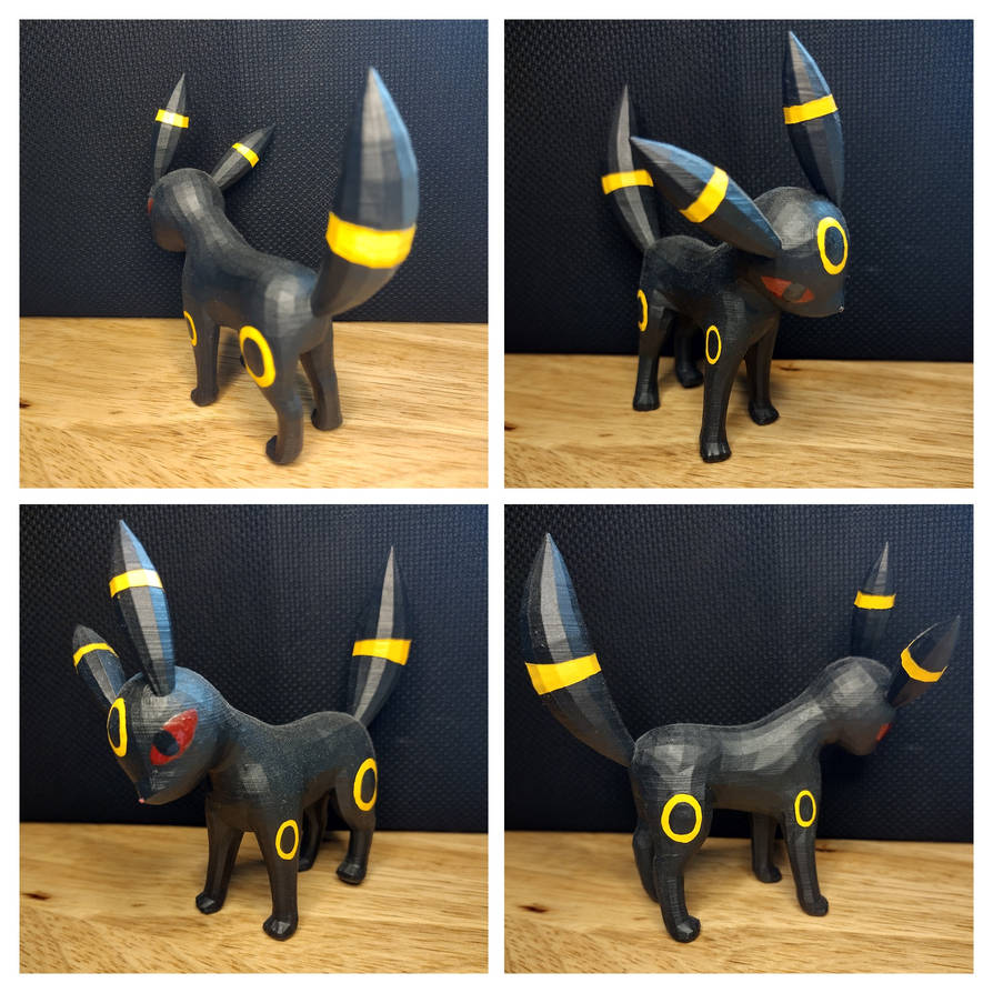 Umbreon 3D Printed Model By Maverickf0x On Deviantart