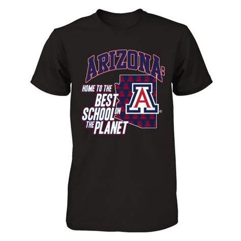 University Of Arizona Represent Athletics Mens Tops Football Tee