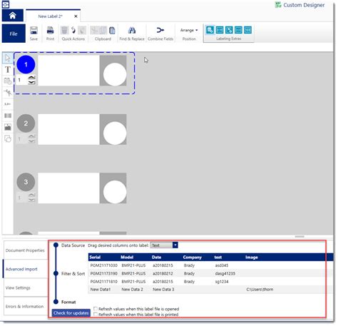 Using Import Schemes In Brady Workstation Brady Support