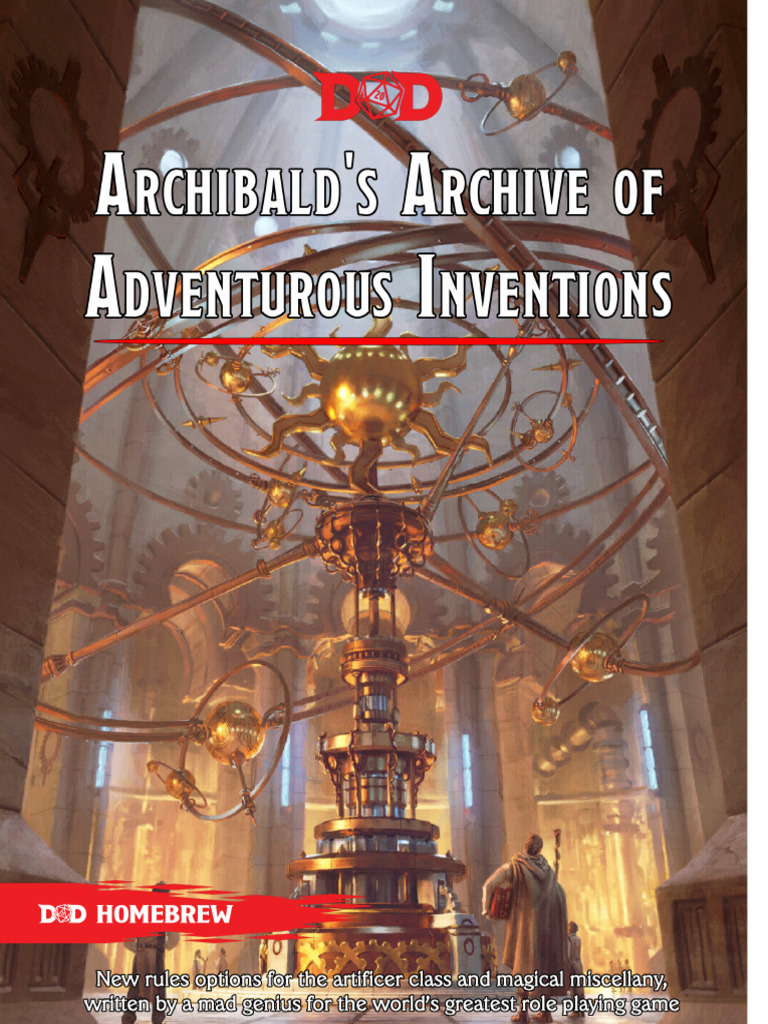 V1 3 Of Archibald S Archive Of Adventurous Inventions Is Here This