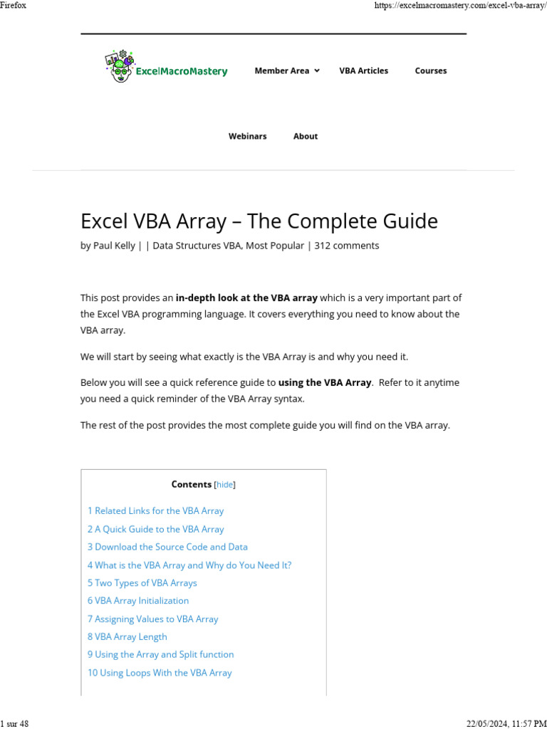 Vba Arraylist A Complete Guide Excel Macro Mastery