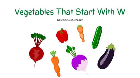 Vegetables That Start With T Simple Luxe Living