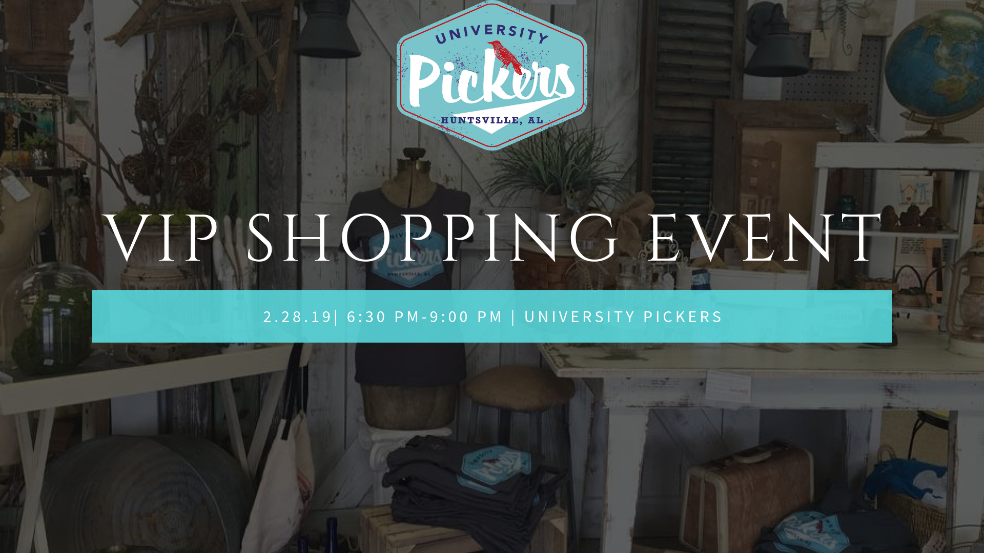 Vip Shopping Event University Pickers